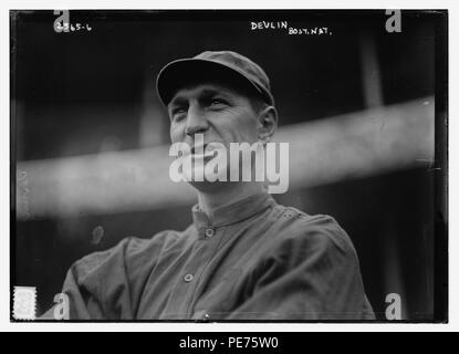 Arte Devlin, Boston NL, al Polo Grounds, NY (baseball) Foto Stock