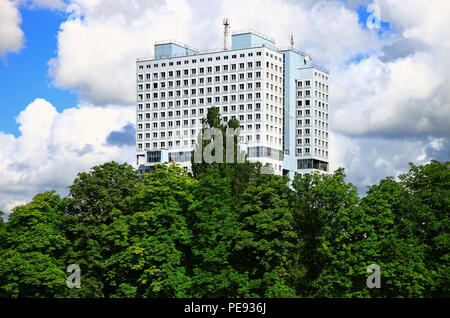 Vista della Casa dei Soviet. Kaliningrad, Russia. Foto Stock