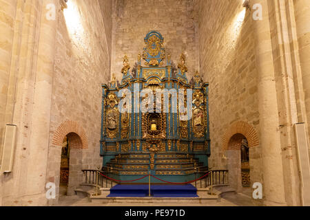 Pala d altare della cattedrale a Plasencia, Caceres, Spagna Foto Stock