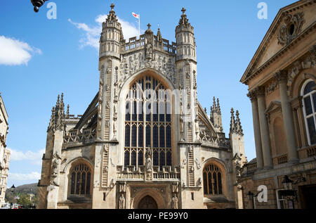 Abbazia di Bath la chiesa abbaziale di San Pietro e san Paolo Bath England Regno Unito Foto Stock
