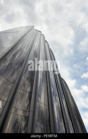 La facciata esterna. Chaoyang Park Plaza Beijing in Cina. Architetto: MAD Architects, 2017. Foto Stock