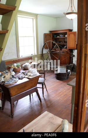 Immagine dalla vecchia cucina coloniale a Chippokes Plantation, Virginia Foto Stock