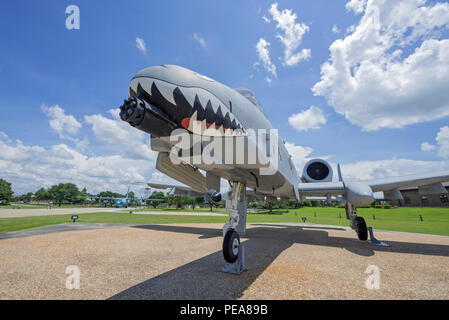 Air Park a Moody AFB è stata dedicata al Presidente George W Bush che era un pilota in formazione a Moody 1968-69. Foto Stock