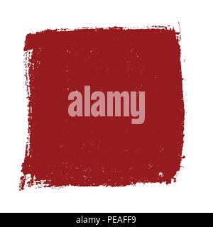 Rosso Banner isolato Illustrazione Vettoriale