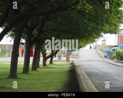 Sheerness, Kent, Regno Unito. 14 Ago, 2018. Regno Unito Meteo: un mattino nuvoloso in Sheerness, Kent. Credito: James Bell/Alamy Live News Foto Stock