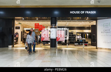 House of Fraser store in Gateshead Metrocentre Foto Stock