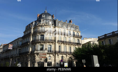 Piazza della commedia di Montpellier, Languedoc-Roussillon, Francia Foto Stock