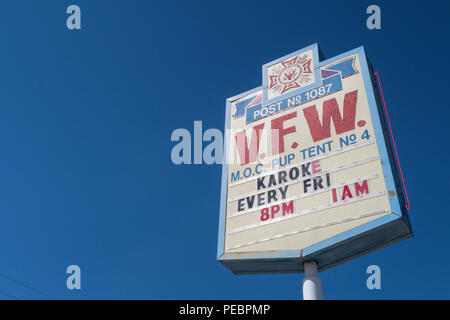 VFW Post, Great Falls, MT, STATI UNITI D'AMERICA Foto Stock