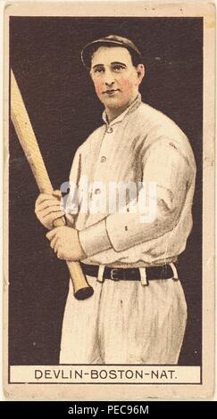 Arthur Devlin, Boston Braves, baseball card ritratto Foto Stock