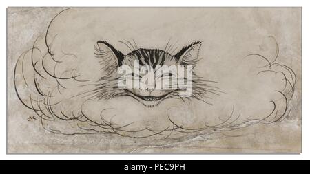 Arthur Rackham Cheshire cat. Foto Stock
