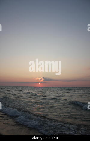 Estate in unione Pier, Michigan. Foto Stock