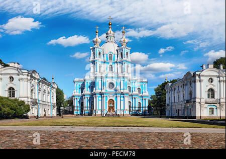 San Pietroburgo - Cattedrale di Smolny, Russia Foto Stock