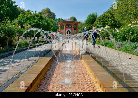 Orientalischer Garten, IGA, Internationale Gartenausstellung, Marzahn di Berlino, Deutschland Foto Stock