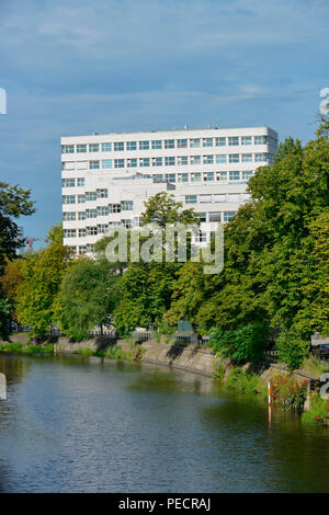 Shell-Haus, Reichpietschufer, il Tiergarten, nel quartiere Mitte di Berlino, Deutschland Foto Stock