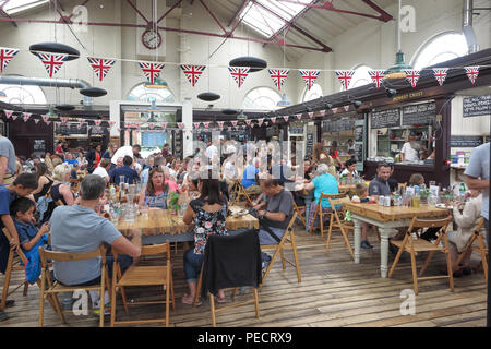 Casa mercato, Altrincham Town Center, Trafford, Greater Manchester, Inghilterra Foto Stock