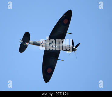 Il Supermarine Spitfire è un britannico a singola sede degli aerei da caccia utilizzati dalla Royal Air Force e altri paesi alleati prima, durante e dopo la wor Foto Stock