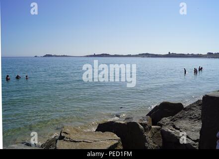 Pembroke Bay, Guernsey Foto Stock