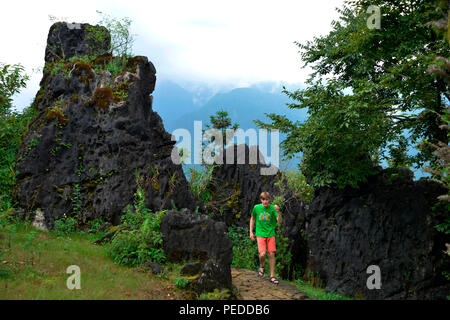 Parco, Ham-Rong-Berg, Sa Pa, Vietnam Foto Stock