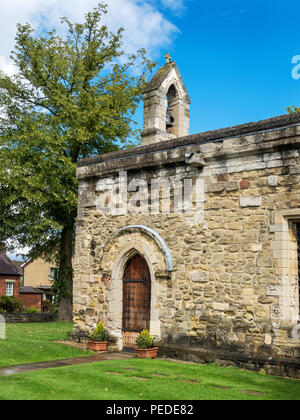 St Mary Magdalenes Chapel o la Leper Chapel Ripon Yorkshire England Foto Stock