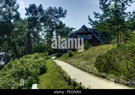 NIDA. La Lituania. Agosto 2018 : casa estiva di Thomas Mann in Nida. Foto scattata in Lituania Foto Stock