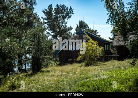 NIDA. La Lituania. Agosto 2018 : casa estiva di Thomas Mann in Nida. Foto scattata in Lituania Foto Stock