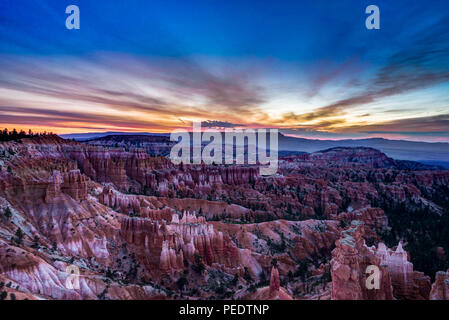 Foto scattata a Bryce Canyon dello Utah Stati Uniti d'America. Foto Stock