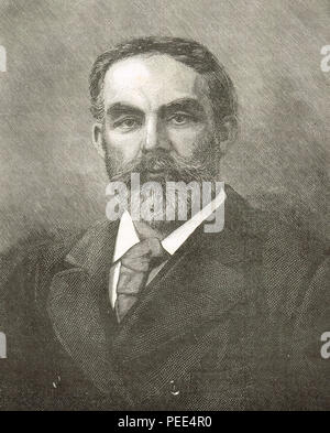 John Elliot Burns, MP, circa 1890 Foto Stock