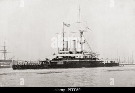 HMS Trafalgar. Dal libro di navi, pubblicato c.1920. Foto Stock
