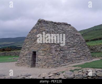 La Iglesia-S VI/IX PALEOCRISTIANO-PIEDRA PECCATO ARGAMASA-PUERTO DE SMERWICK. Posizione: ORATORIO GALLARUS, Dingle. Foto Stock