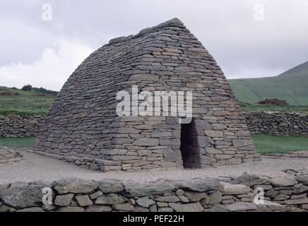 La Iglesia-S VI/IX PALEOCRISTIANO-PIEDRA PECCATO ARGAMASA-PUERTO DE SMERWICK. Posizione: ORATORIO GALLARUS, Dingle. Foto Stock