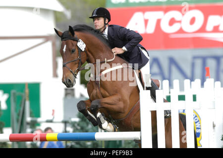 La nazionale, Abete rosso, prati 2005, ATCO MI-Tek gioco Richard Spooner (USA) Apache di equitazione Foto Stock