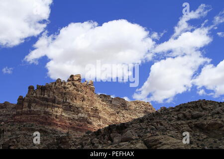 Dark Canyon deserto, porta le orecchie del monumento nazionale, Utah Foto Stock