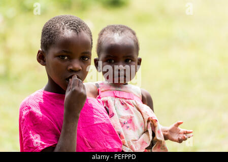 In Uganda i bambini Foto Stock