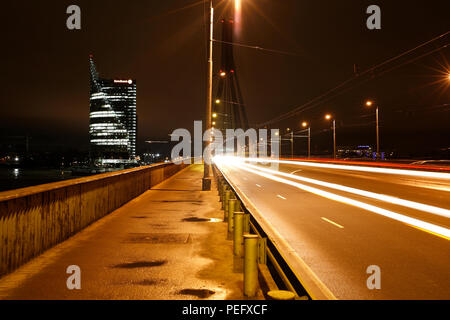 Vanšu si inclina, Riga Foto Stock