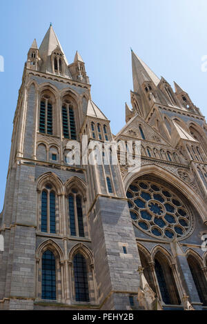 Truro Cathedral in Cornovaglia, Inghilterra. Foto Stock