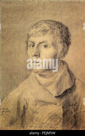 Caspar David Friedrich Friedrich Caspar David Foto Stock