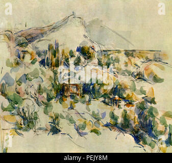 Montare Saint-Victoire, Cezanne, Paolo Foto Stock