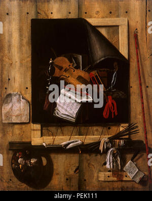 Arti ancora la vita, Gijsbrechts, Cornelis Norbertu Foto Stock