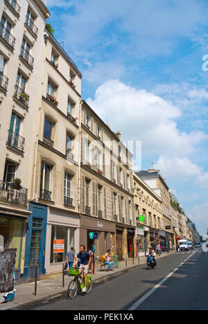 Rue de Turenne Le Marais, Paris, Francia Foto Stock