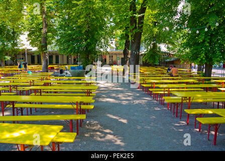 Prater Garten, beer garden, Prenzlauer Berg di Berlino, Germania Foto Stock