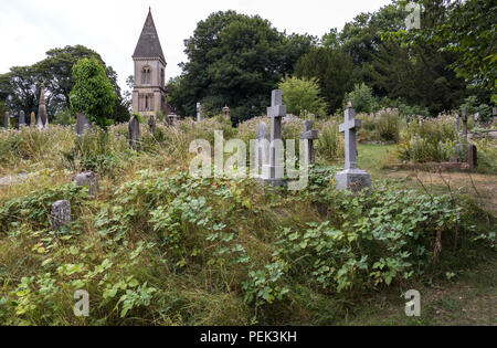 Bath Abbey Cemetery, Bath, Somerset, Inghilterra, Regno Unito Foto Stock