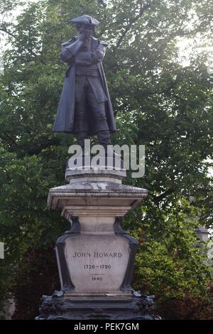 John Howard scultura Bedford Regno Unito Foto Stock