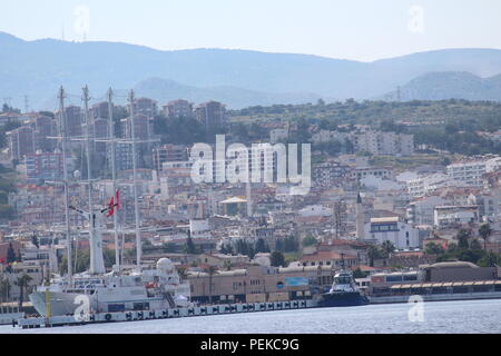 Cruise Port in Kusadasi Turchia Foto Stock