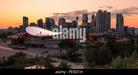 Sunrise in Calgary Foto Stock