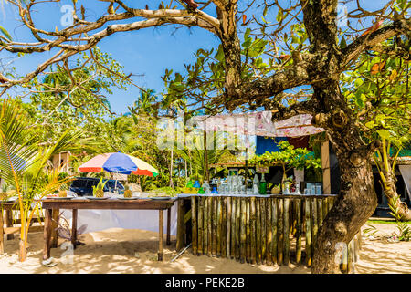 Una tipica vista in Bocas Del Toro Foto Stock