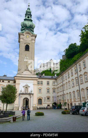 Salisburgo, Austria - 26 Giugno 2018: la chiesa di san Pietro nella parte vecchia del centro di Salisburgo in Austria Foto Stock