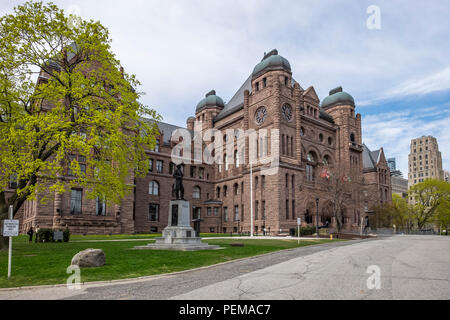 Ontario Legislative Building si trova a Toronto Ontario Canada. Foto Stock