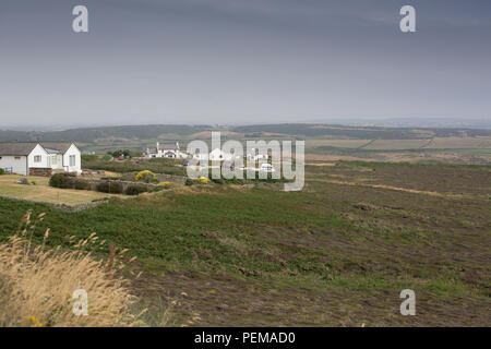 Sud pila faro, Holyhead su Anglesey Foto Stock