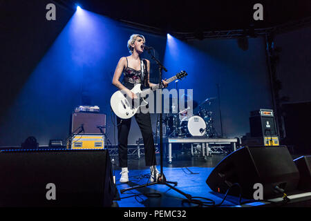 Il danese rock band Volume di velluto dal vivo presso la ventiseiesima Blue Balls Festival di Lucerna, Svizzera Noa Lachmi Foto Stock