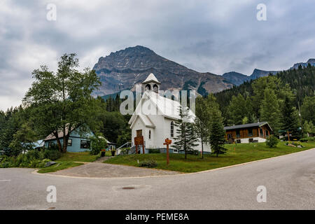 San Giuseppe chiesa cattolica romana, campo, British Columbia, Canada Foto Stock